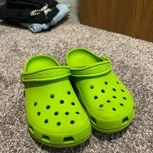 CROCS Green Sandals with Croslite Foam and Ventilation